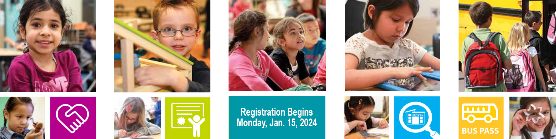 <p class="slider-title">Getting Ready for Kindergarten Registration</p><div class="banner-line"></div><p class="slider-subtitle">Starting Monday, Jan. 15, 2024, kindergarten registration will be open for the 2024-25 school year. </p> <a style="pointer-events:all" class=AEBannerMoreLink href="https://cbe.ab.ca/news-centre/Pages/getting-ready-for-kindergarten-registration.aspx">Read More</a>