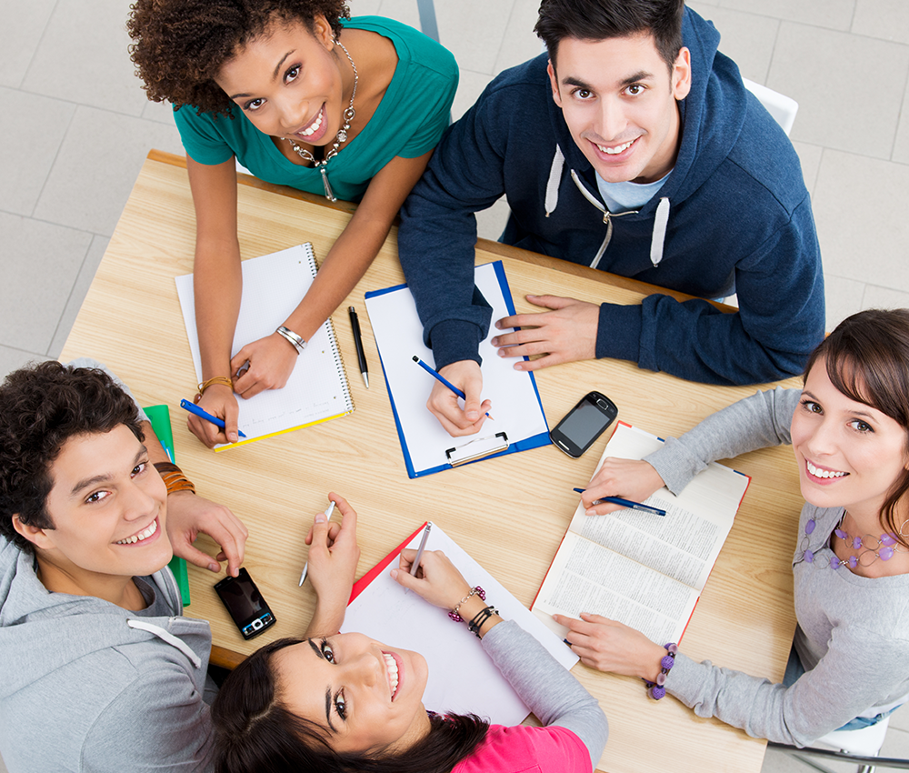 Students At Table