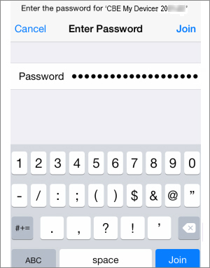 CBE Sign In page