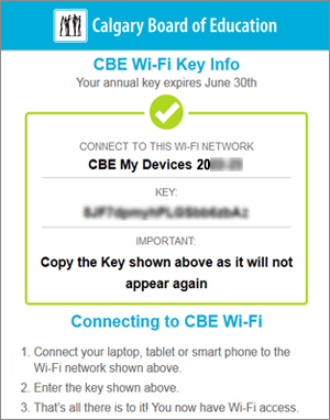 CBE Sign In page