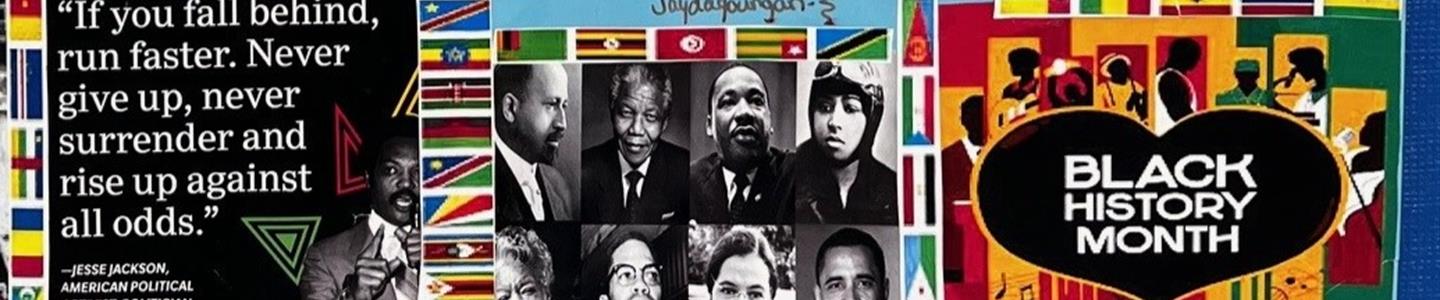 james fowler students lead the way in black history month celebrations poster