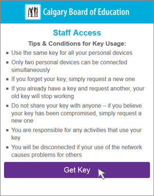 CBE Sign In page