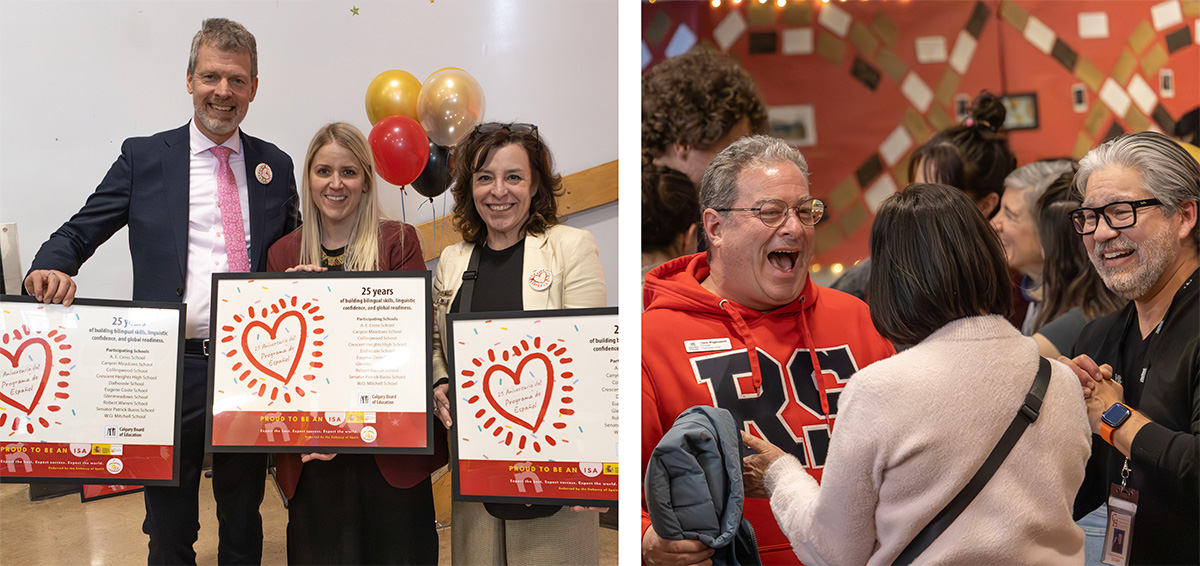 ¡Feliz aniversario! On Feb. 27, many individuals came together to celebrate 25 years of Spanish Bilingual at CBE.