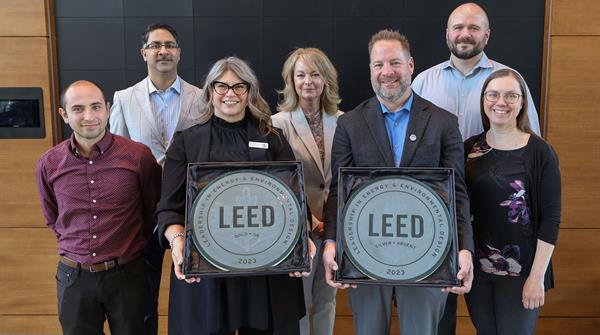 The CBE is celebrating two new schools that have achieved a LEED designation by the Canada Green Building Council.