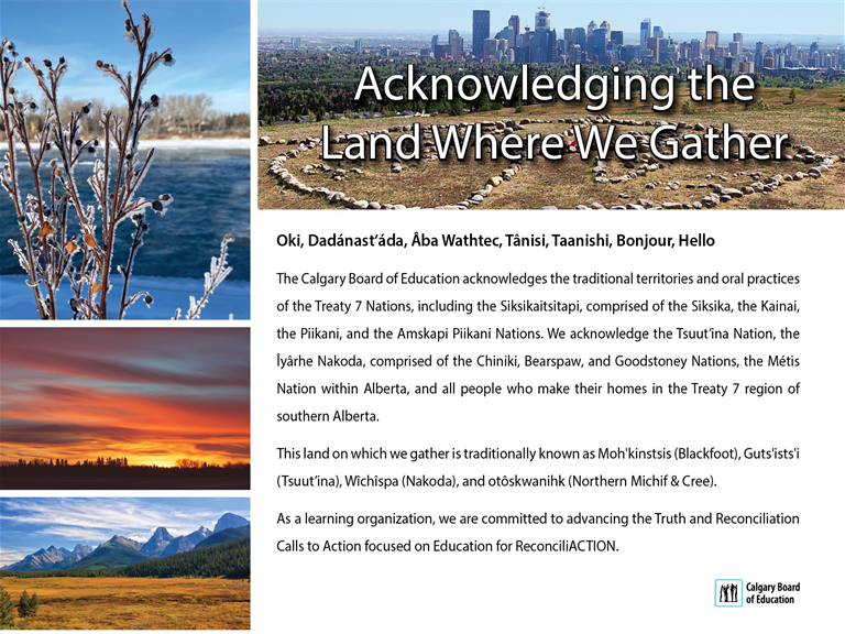 Acknowledging the Land Where We Gather